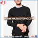 Mens clothing slim fit crewneck wholesale no hood solid color christmas sweaters sweatshirt plain