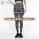 New winter leggings 2017 high waist seamless dye sublimation Christmas leggings