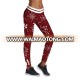 wholesale high waisted christmas digital sublimation printed christmas leggings for women